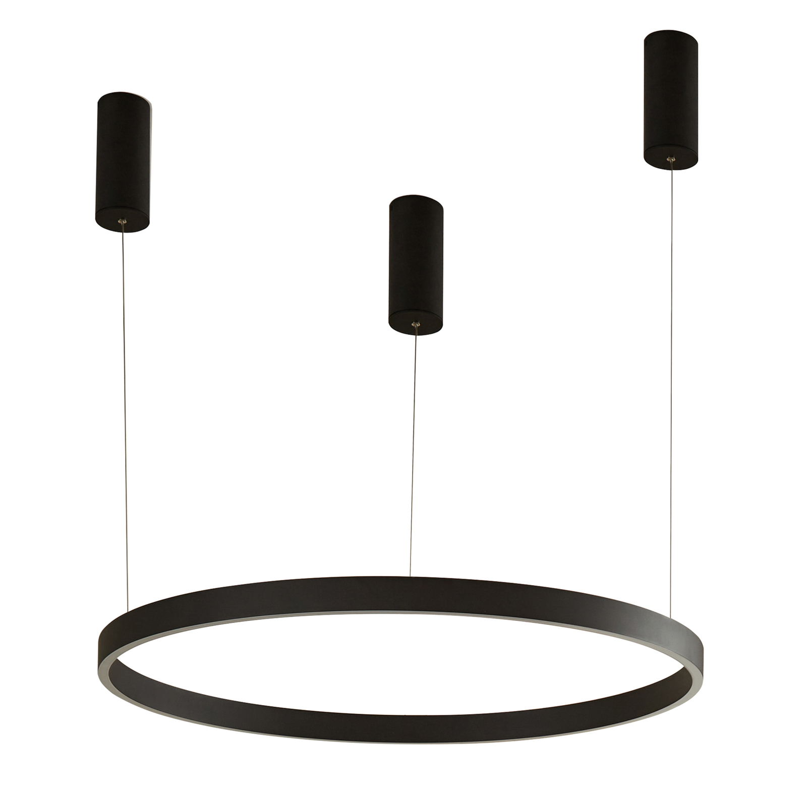 Arcchio Answin LED závesné svietidlo 70,4 W čierna
