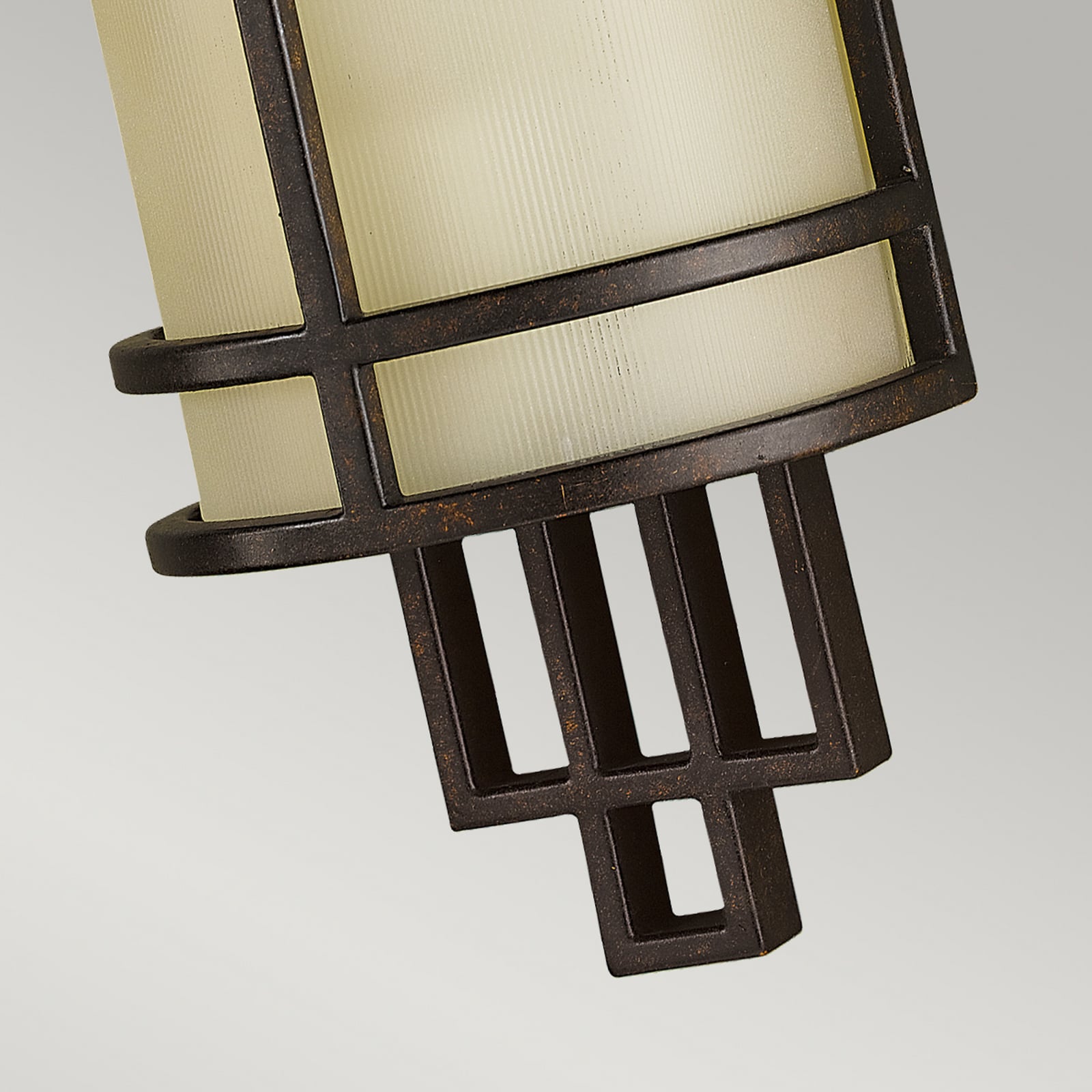 Fusion 1 væglampe, bronze/ravfarvet, 39 cm – FEISS