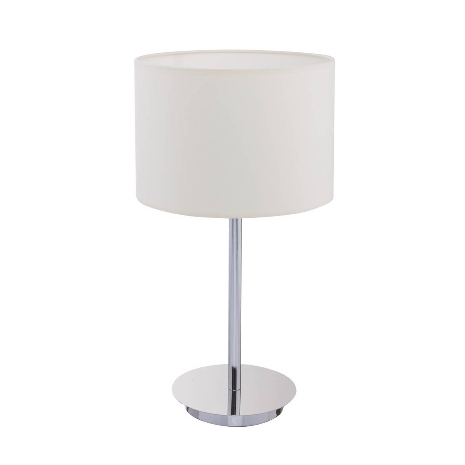 Bordslampa Hotel, ecru/krom