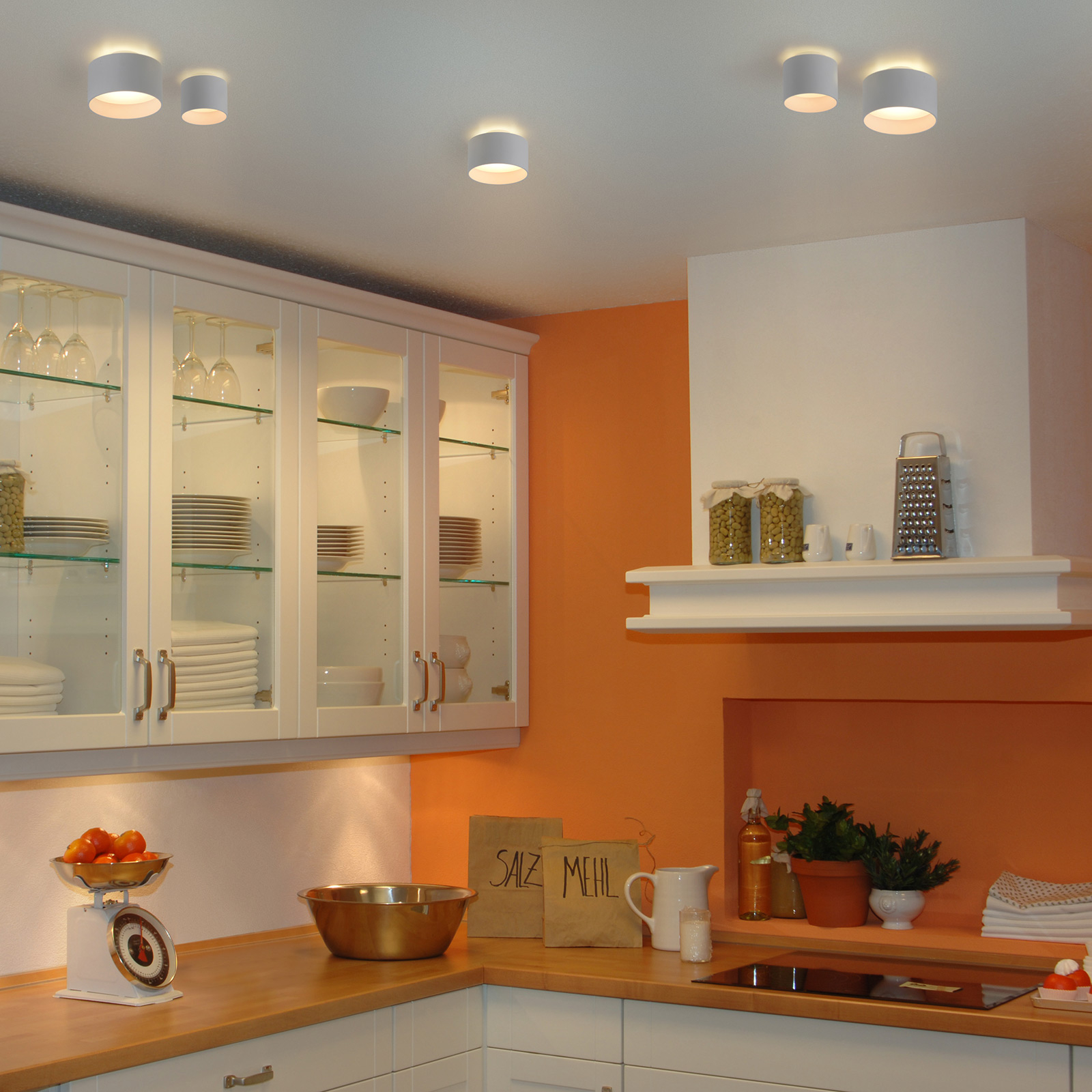 LED ceiling light Trios up and down