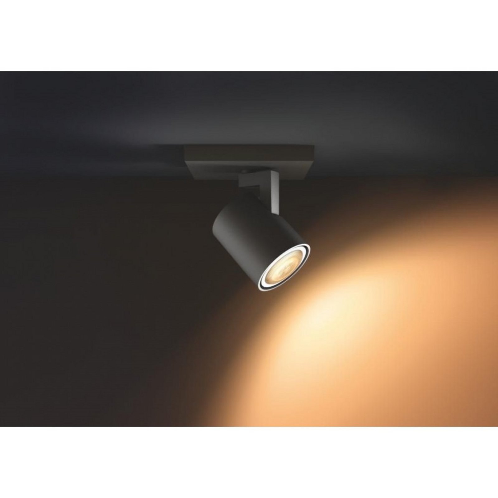 Runner Hue Spot m/Switch White Amb. Black - Philips Hue