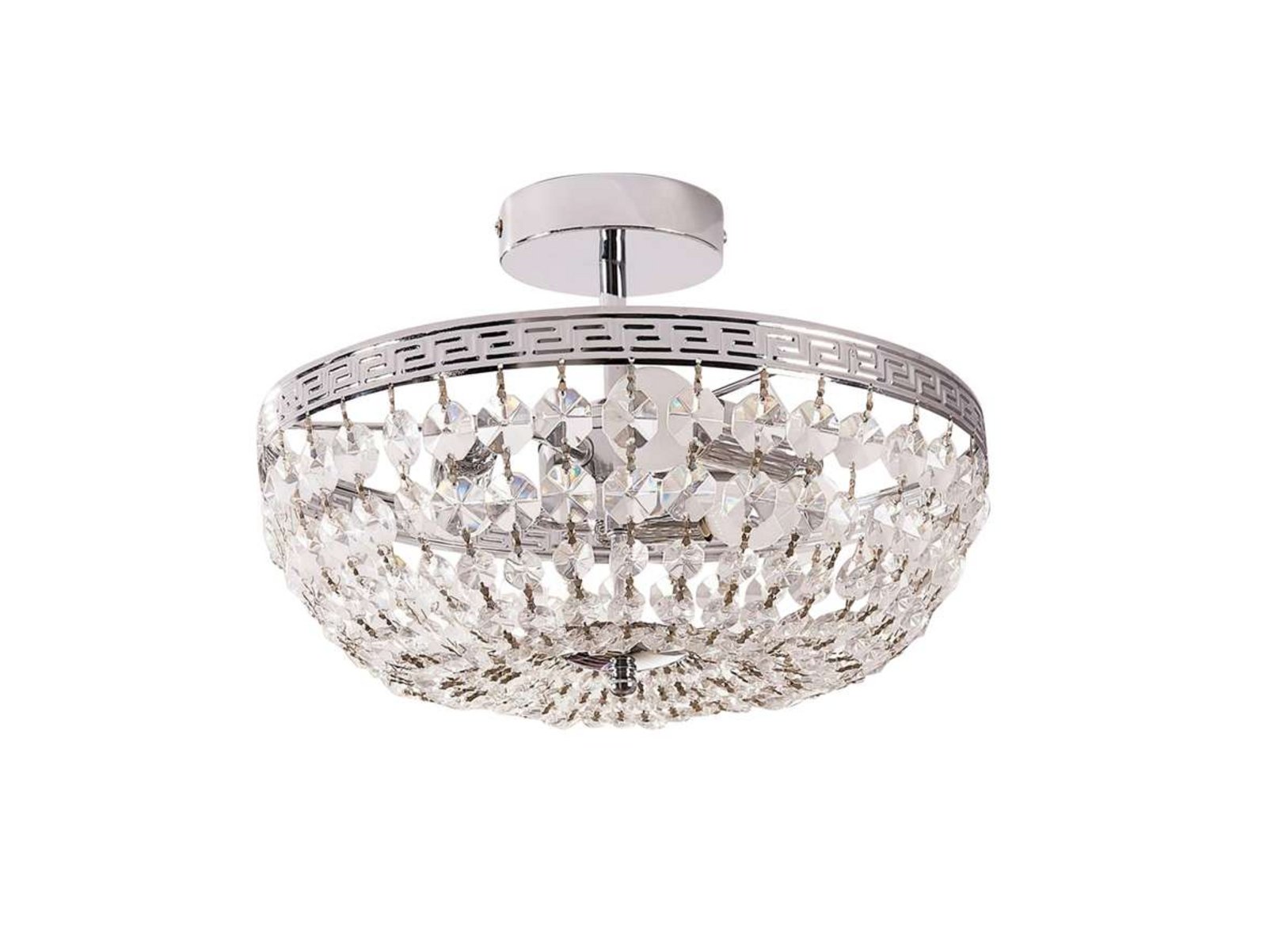 Mondrian Stropné Lampa Clear/Chrome - Lindby