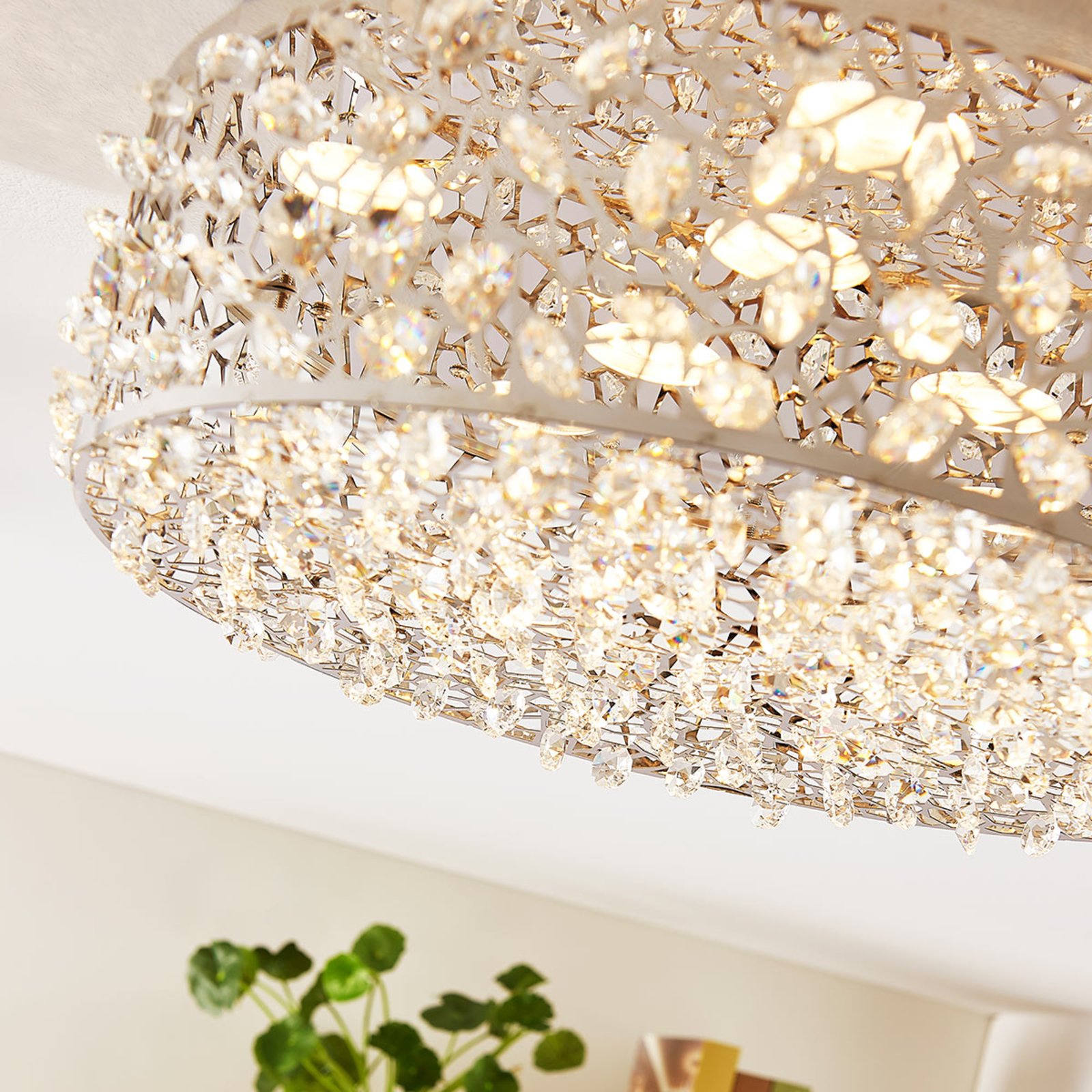 Felias Plafondlamp Chrome/Clear - Lucande