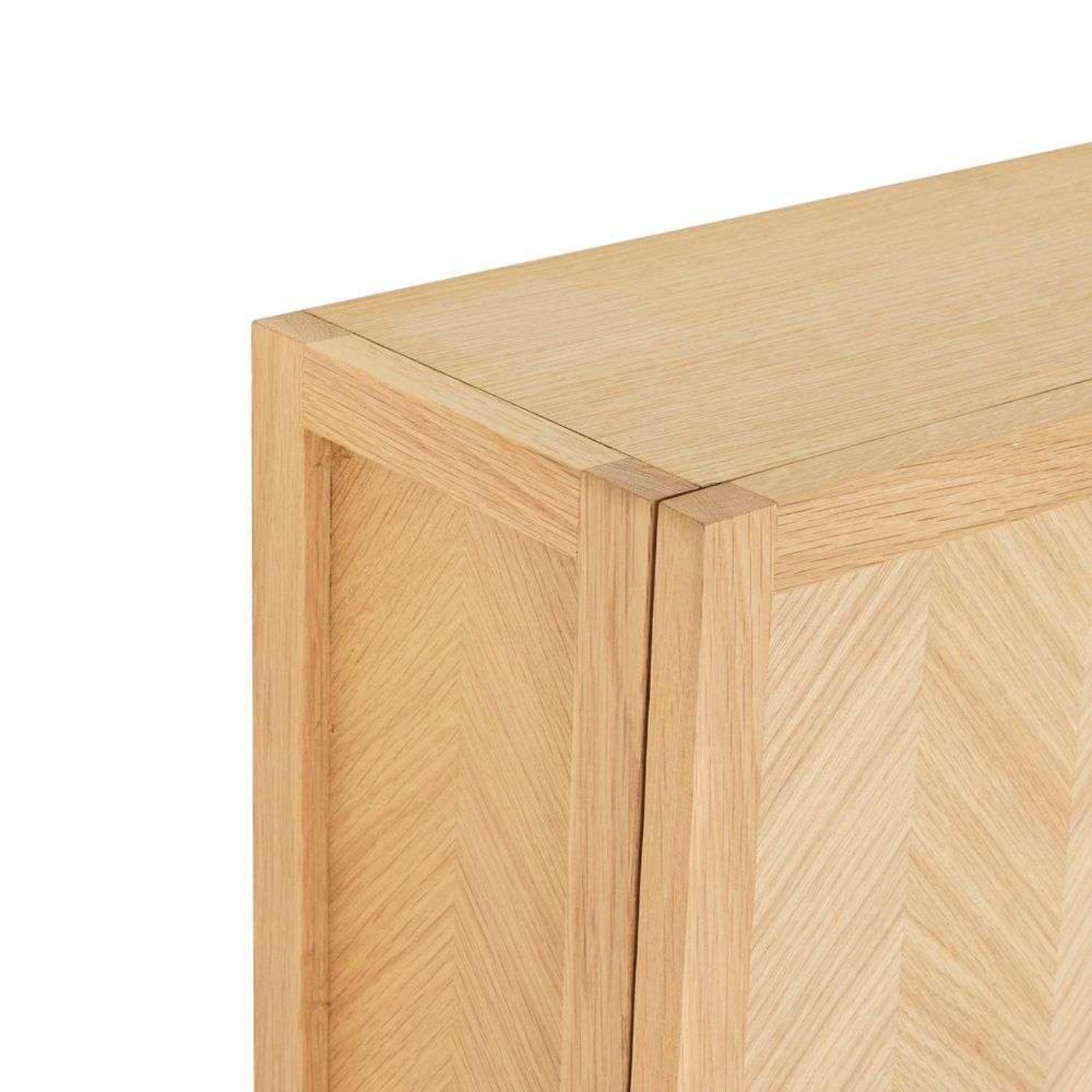 Herringbone Shoe Cabinet Large Natural - Hübsch