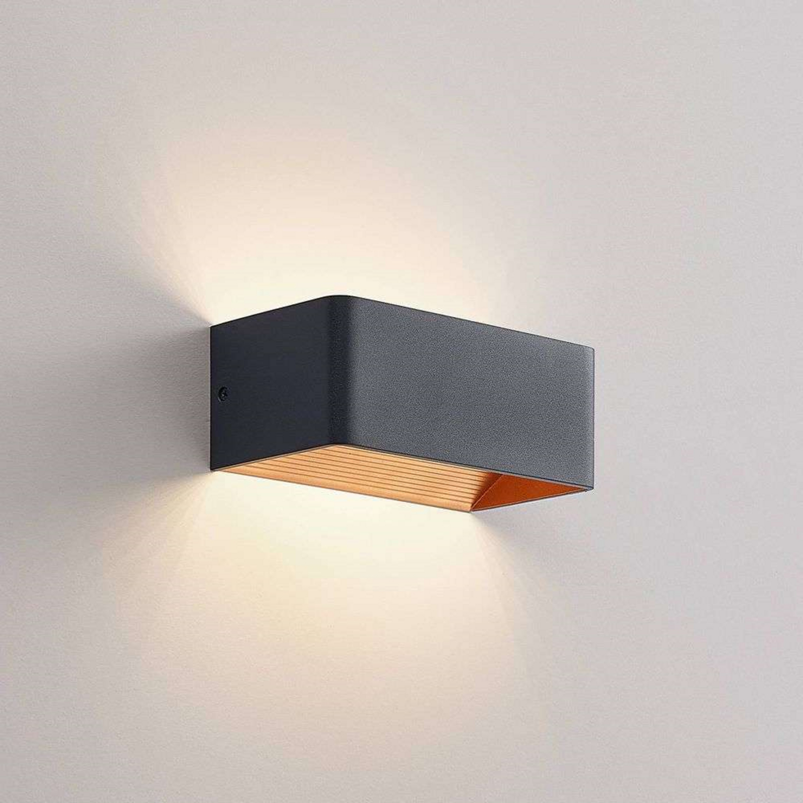 Karam LED Aplique de Pared W20 Black/Gold - Arcchio