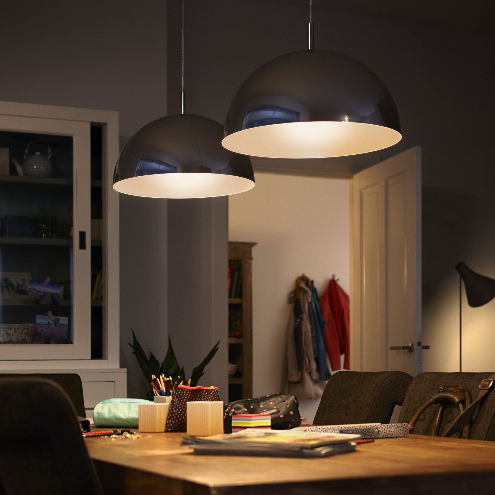 Philips E27 LED-pære A60 4W 840lm 2700K filament 3-pak