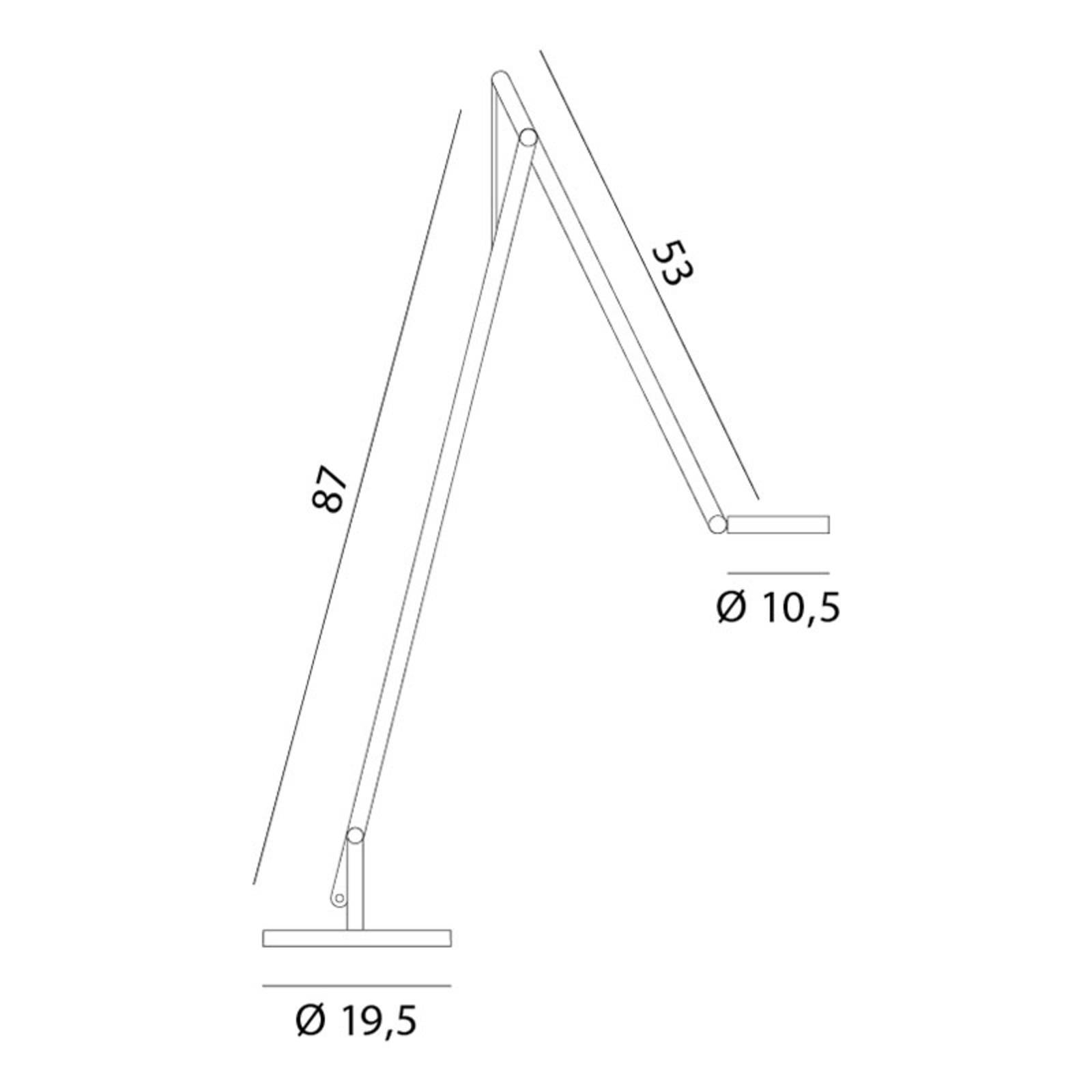 Rotaliana String F1 DTW Stehlampe silber, schwarz günstig online kaufen