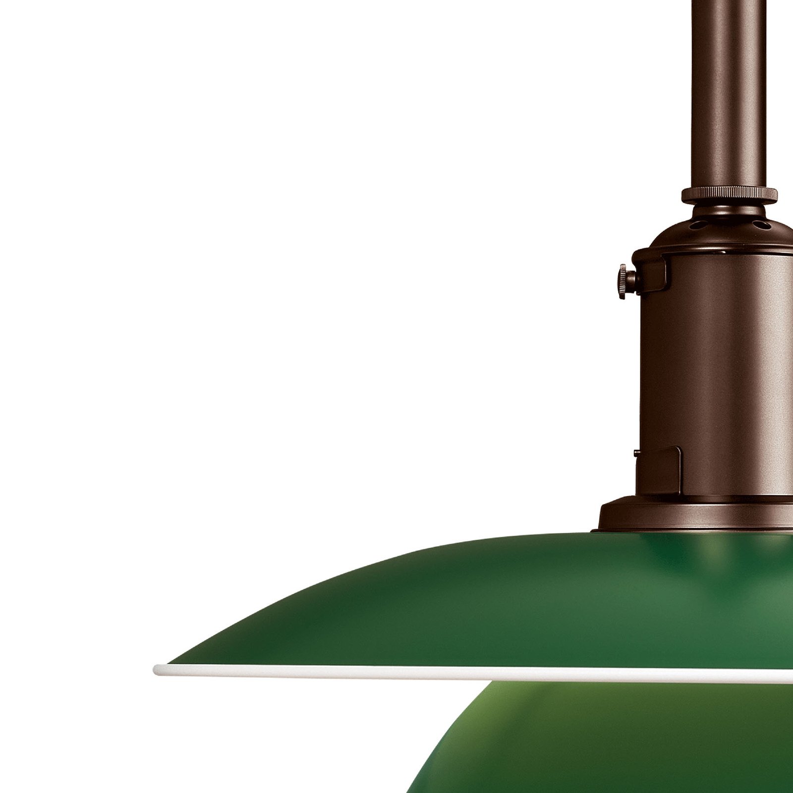 Louis Poulsen PH 3 1/2-3 piekaramā lampa vara/zaļā krāsā