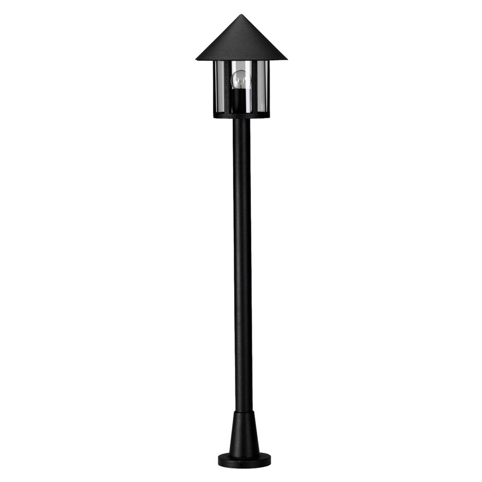 Albert Leuchten Antique path light Lampione, black, aluminium, acrylic glass, E27, 75 W, energy efficiency: A++, H: 125 cm