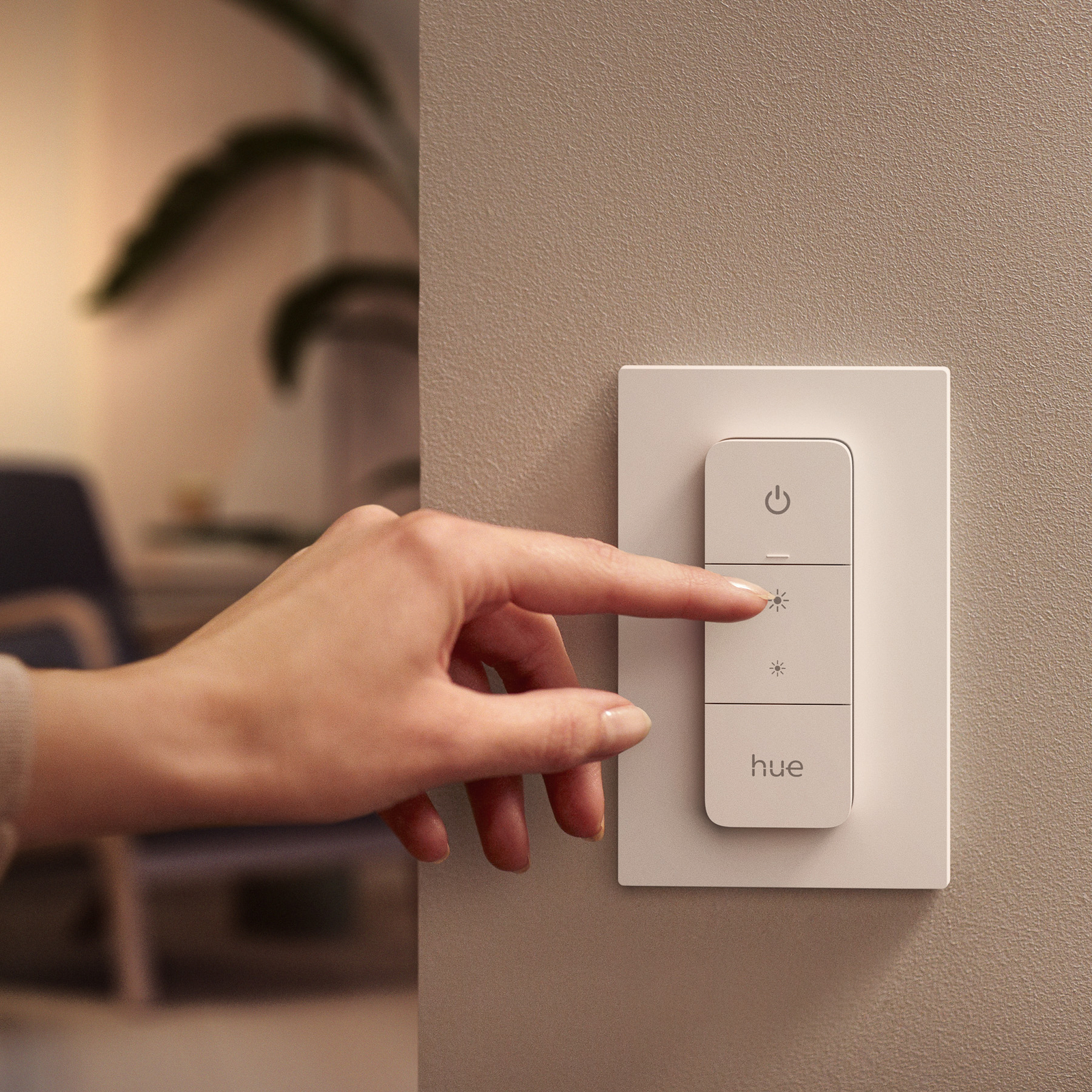 Projetor LED Philips Hue Runner, 3 luzes, interrutor com regulação da