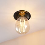 Molto Luce Einbaulampe Willi 68R, schwarz, Alu, E27