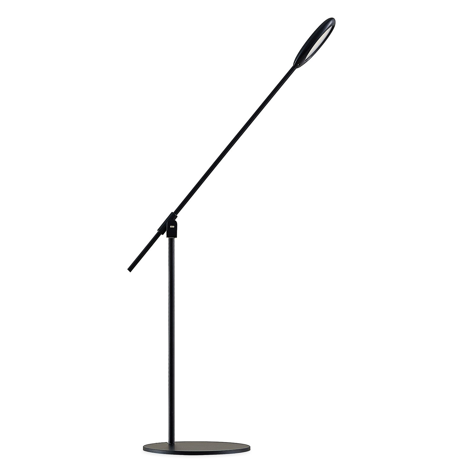 Prios Ihario lampa stołowa CCT ściemniana, czarna