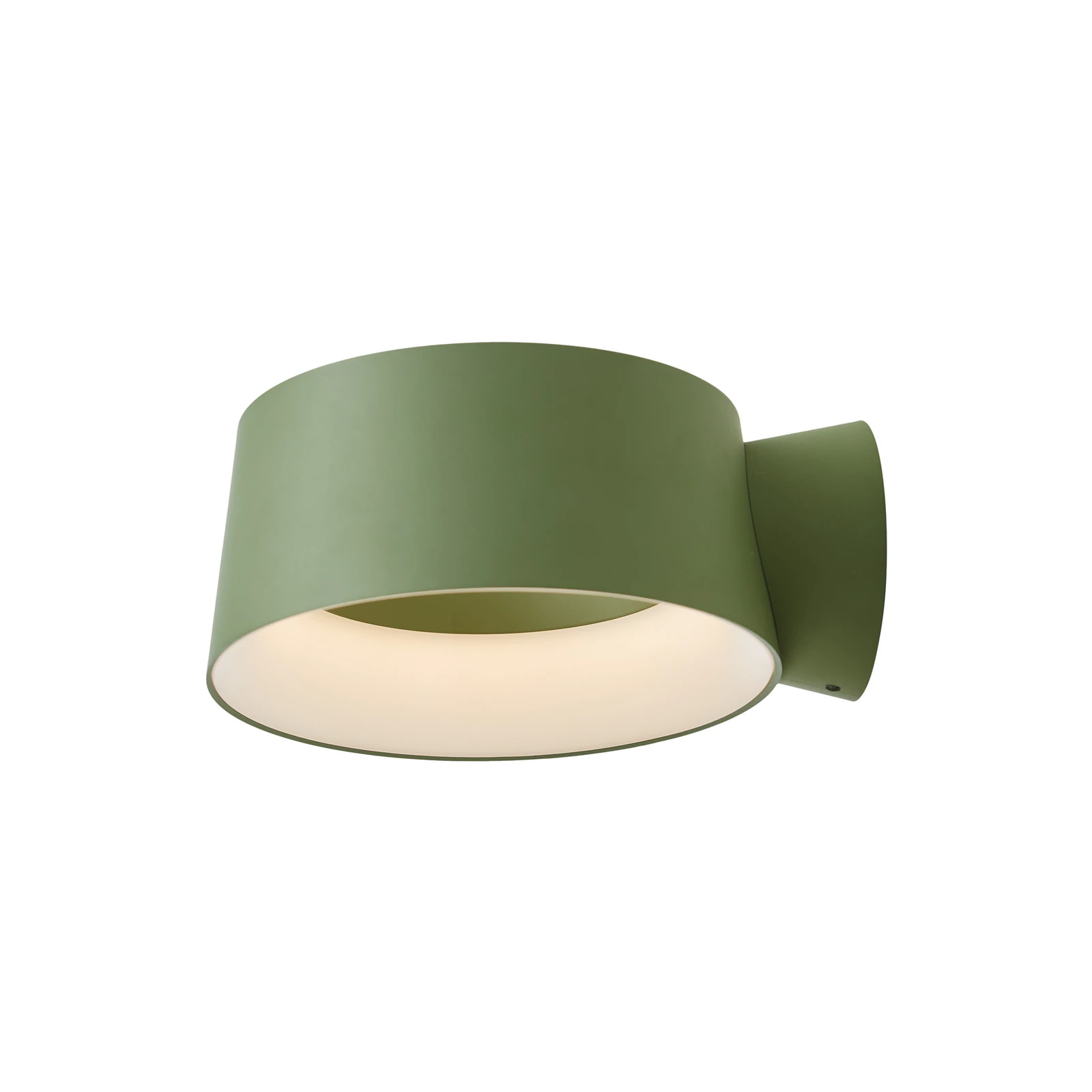 LOOM DESIGN Aplică de perete LED Cookie, verde, aluminiu, Ø 15 cm