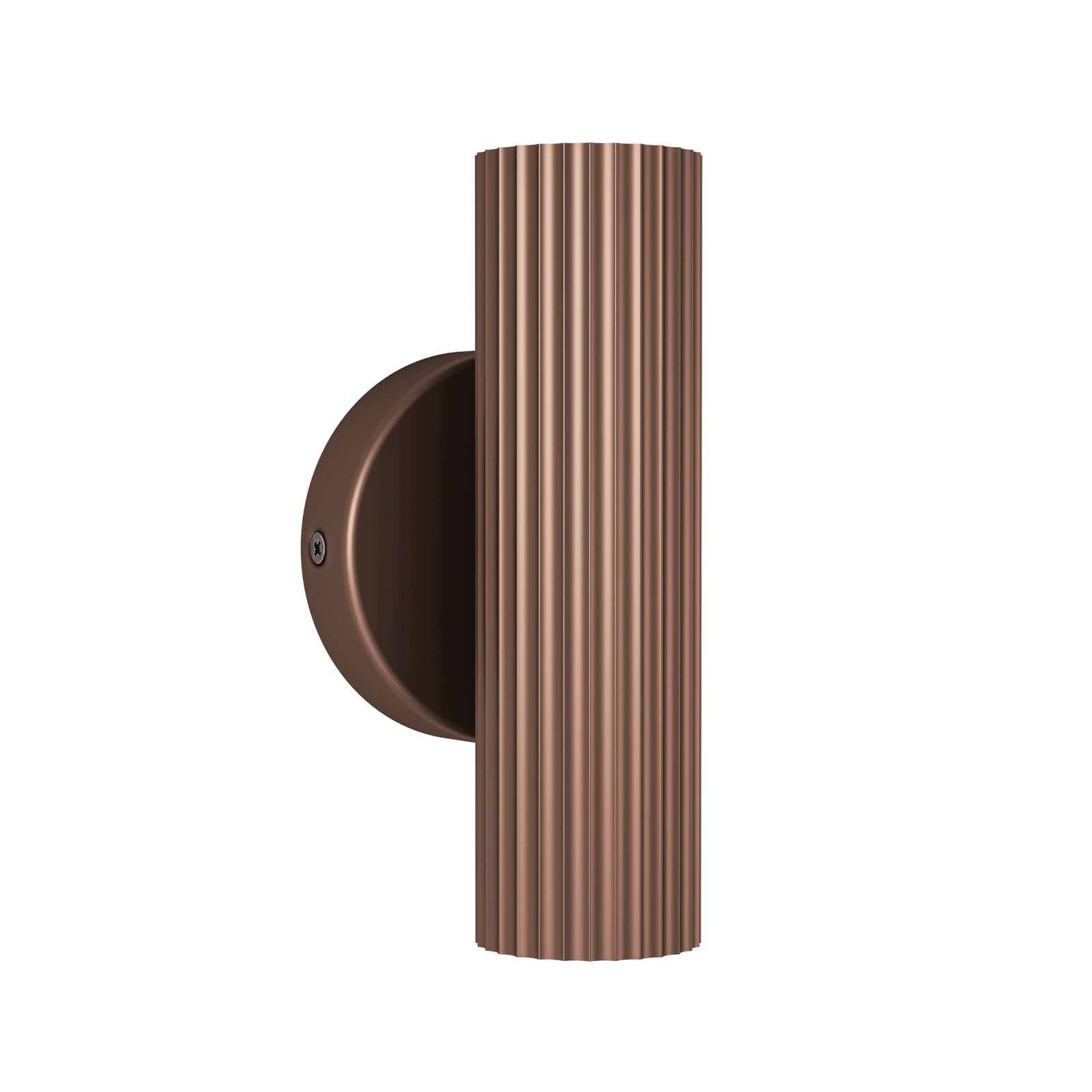 Væglampe Portillo, bronze, højde 20 cm, 2 lyskilder, Metal, GU10