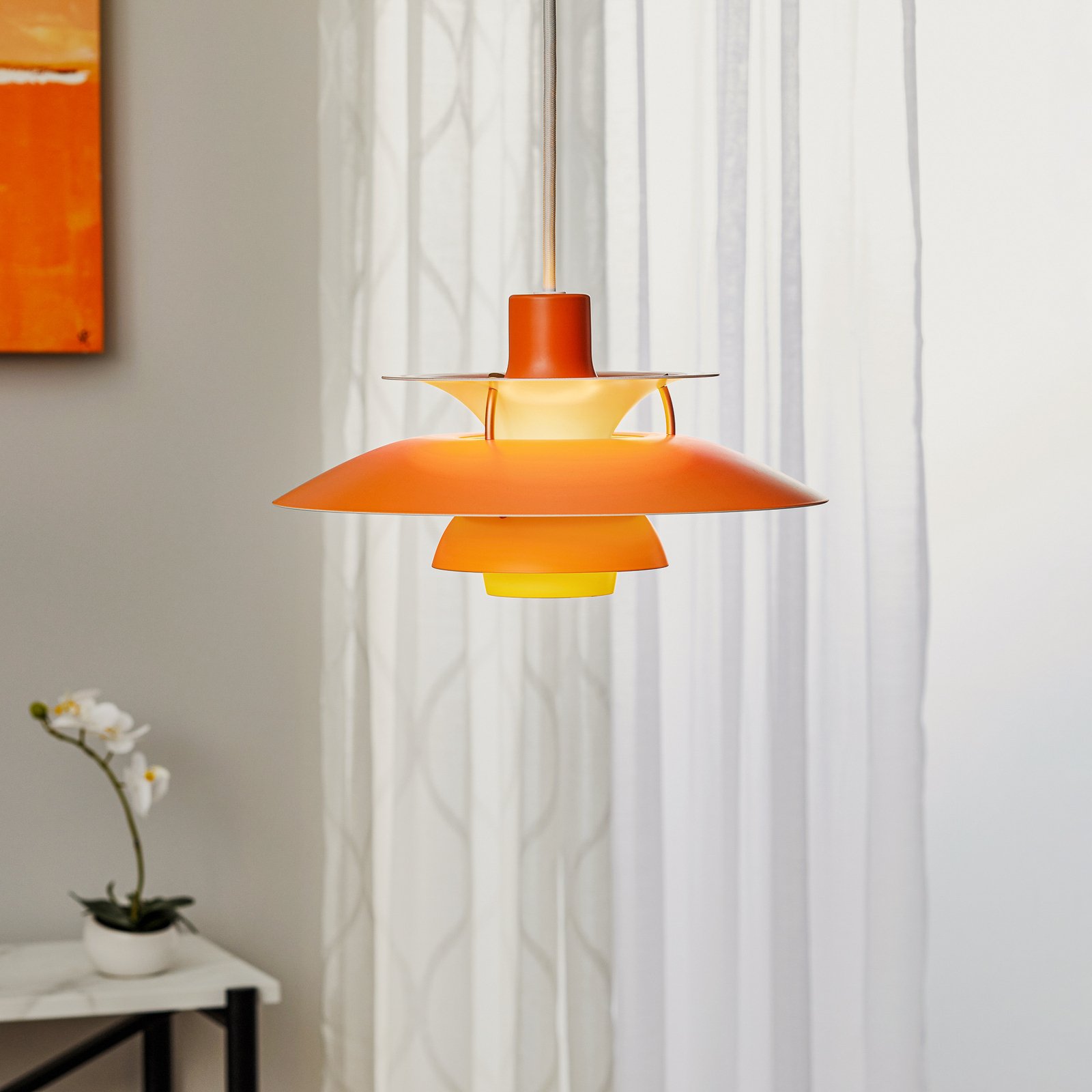 PH 5 Mini Pendelleuchte Orange - Louis Poulsen