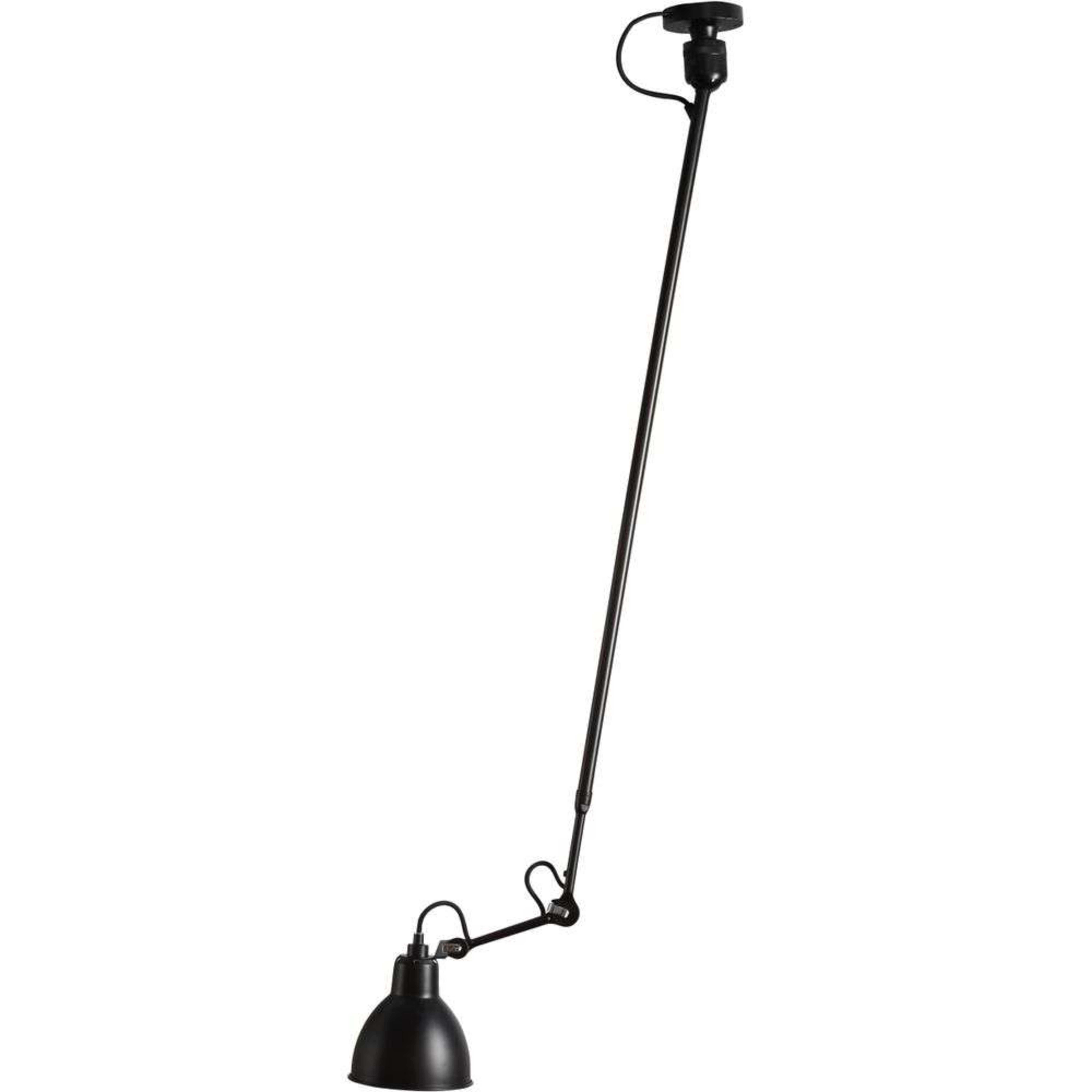 302 L Plafonnier Noir - Lampe Gras