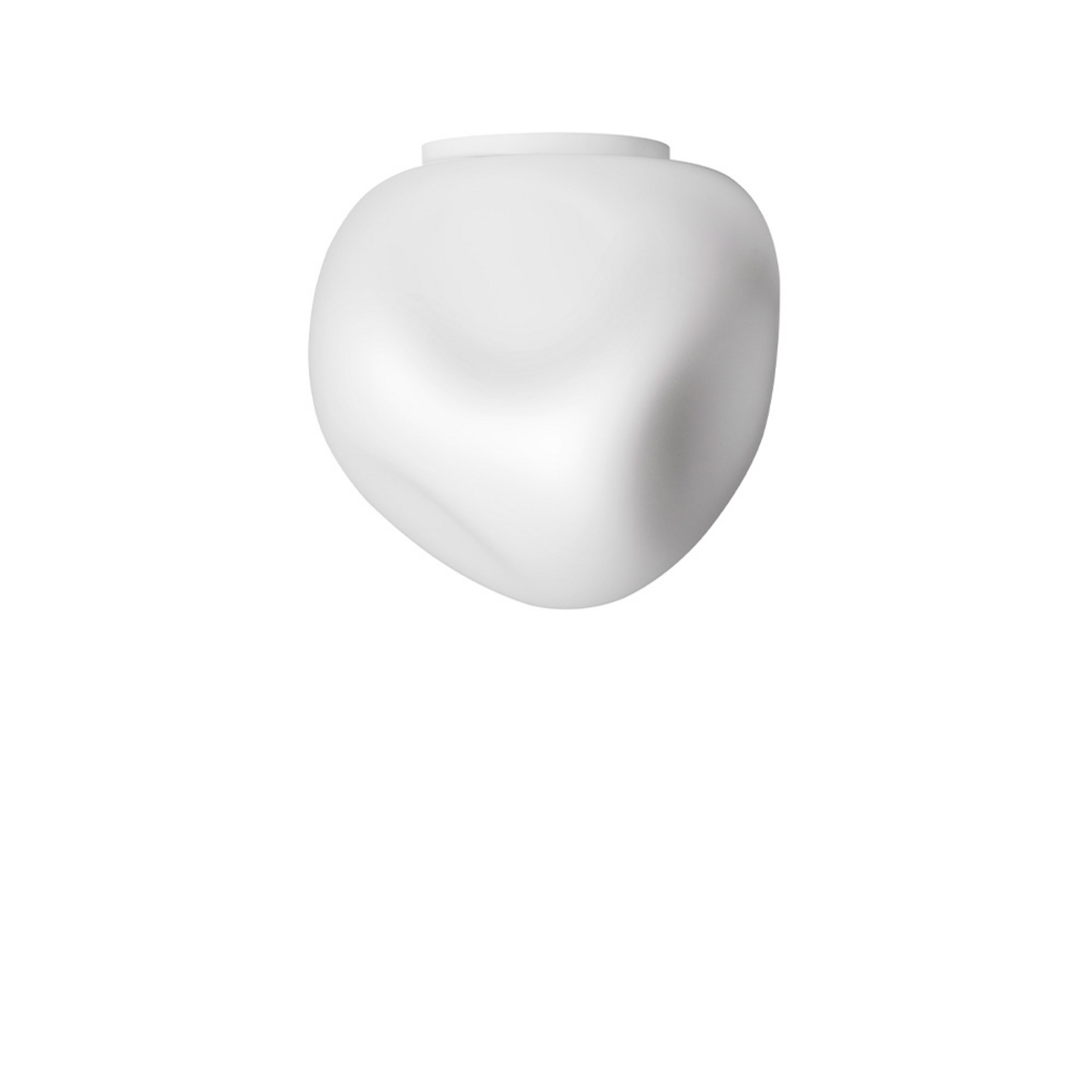 Hoba Midi Vägglampa/Plafond Vit - Foscarini