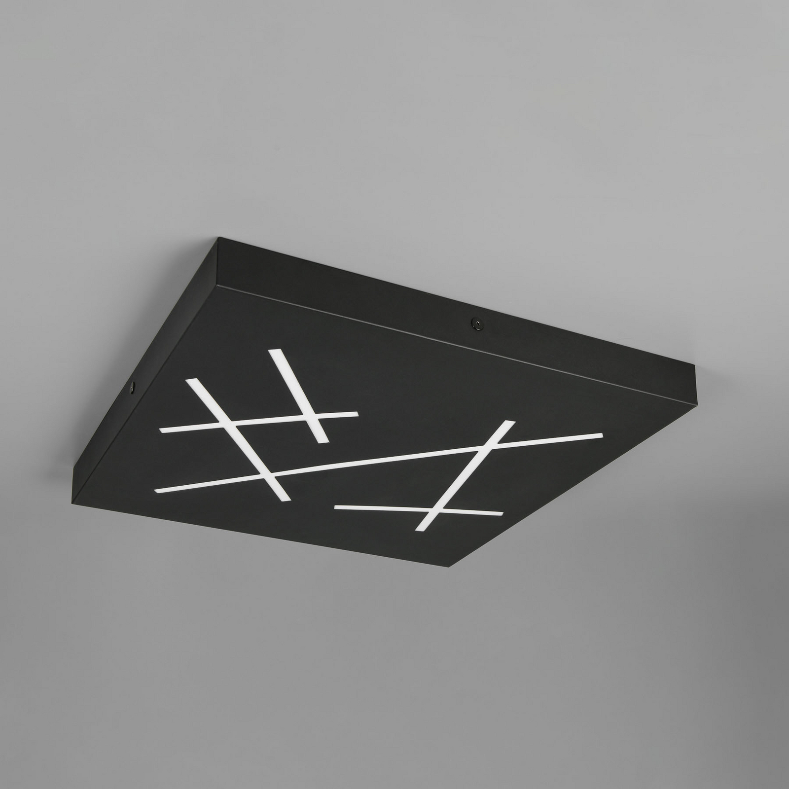 LED-taklampa Snip, matt svart, längd 50 cm, metall, CCT LED-taklampa Snip, matt svart, längd 50 cm, metall, CCT