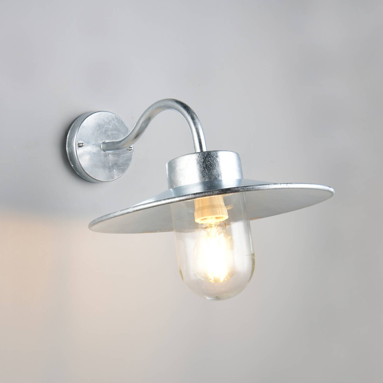 Trio Lighting Applique d'extérieur Tana, couleur zinc, saillie 41 cm Métal IP44