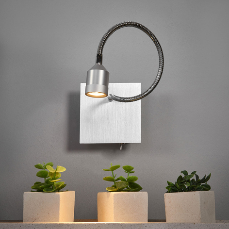Praktisk Lovi LED-vegglampe med fleksibel arm