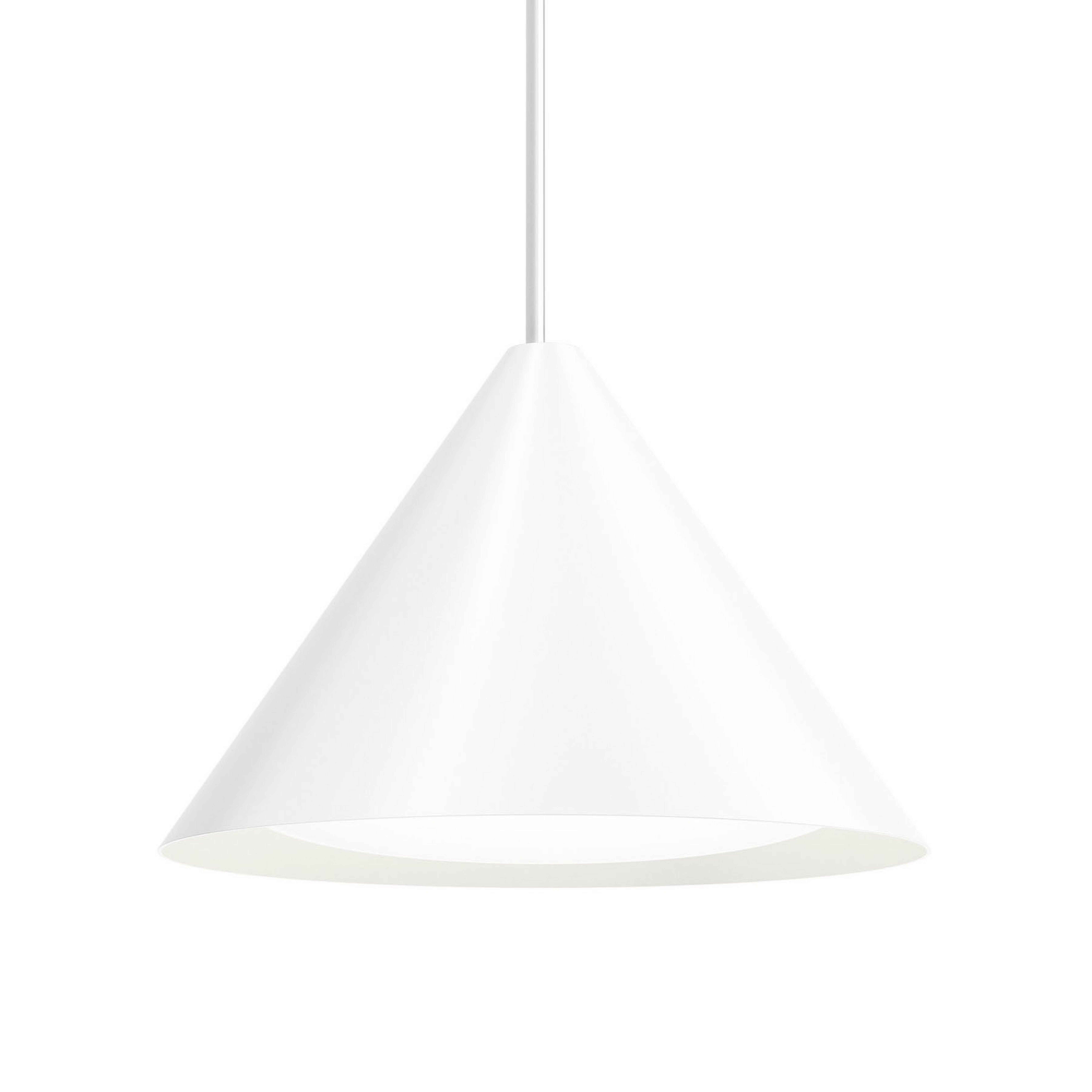 Louis Poulsen Keglen LED hanging lamp 40 cm white