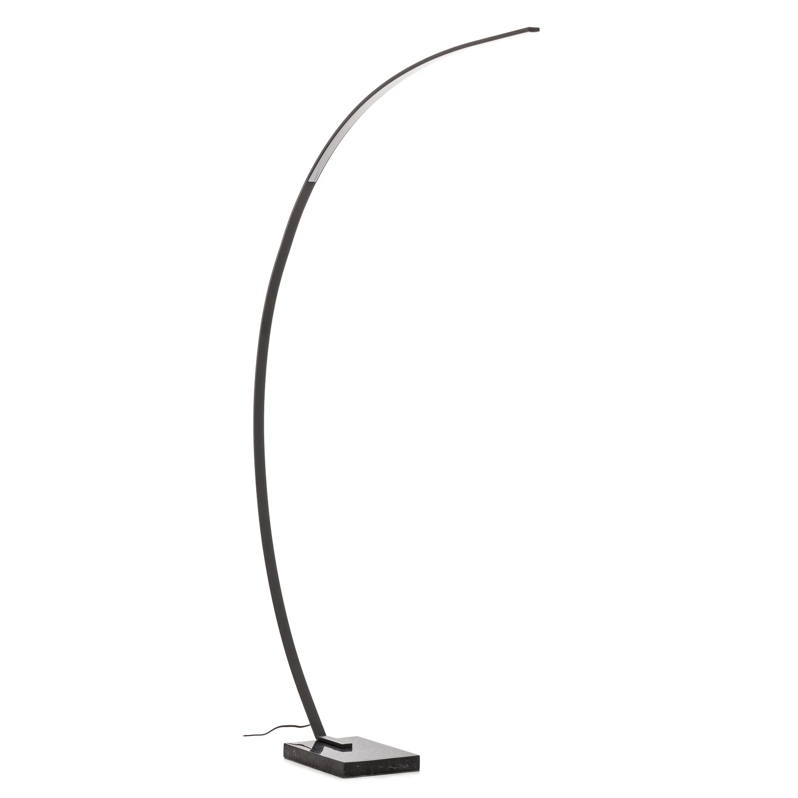 Bangkok LED lučna podna lampa, mat crna
