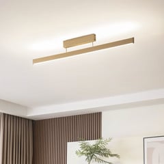 Lucande Smart LED stropní svítidlo Mylosh, zlatá, CCT, Tuya