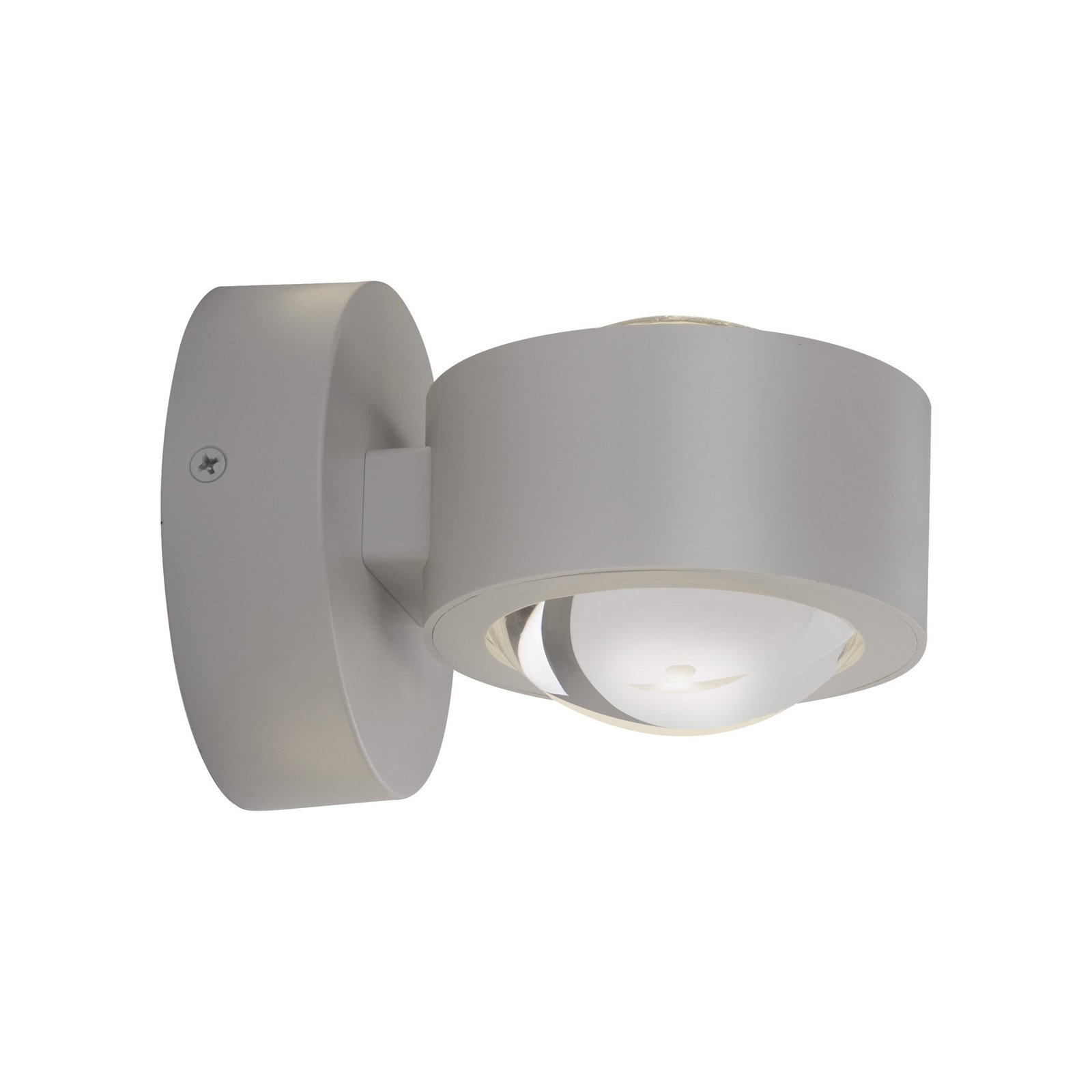 JUST LIGHT. LED wandlamp op accu Chia, zand, ijzer, 3.000 K