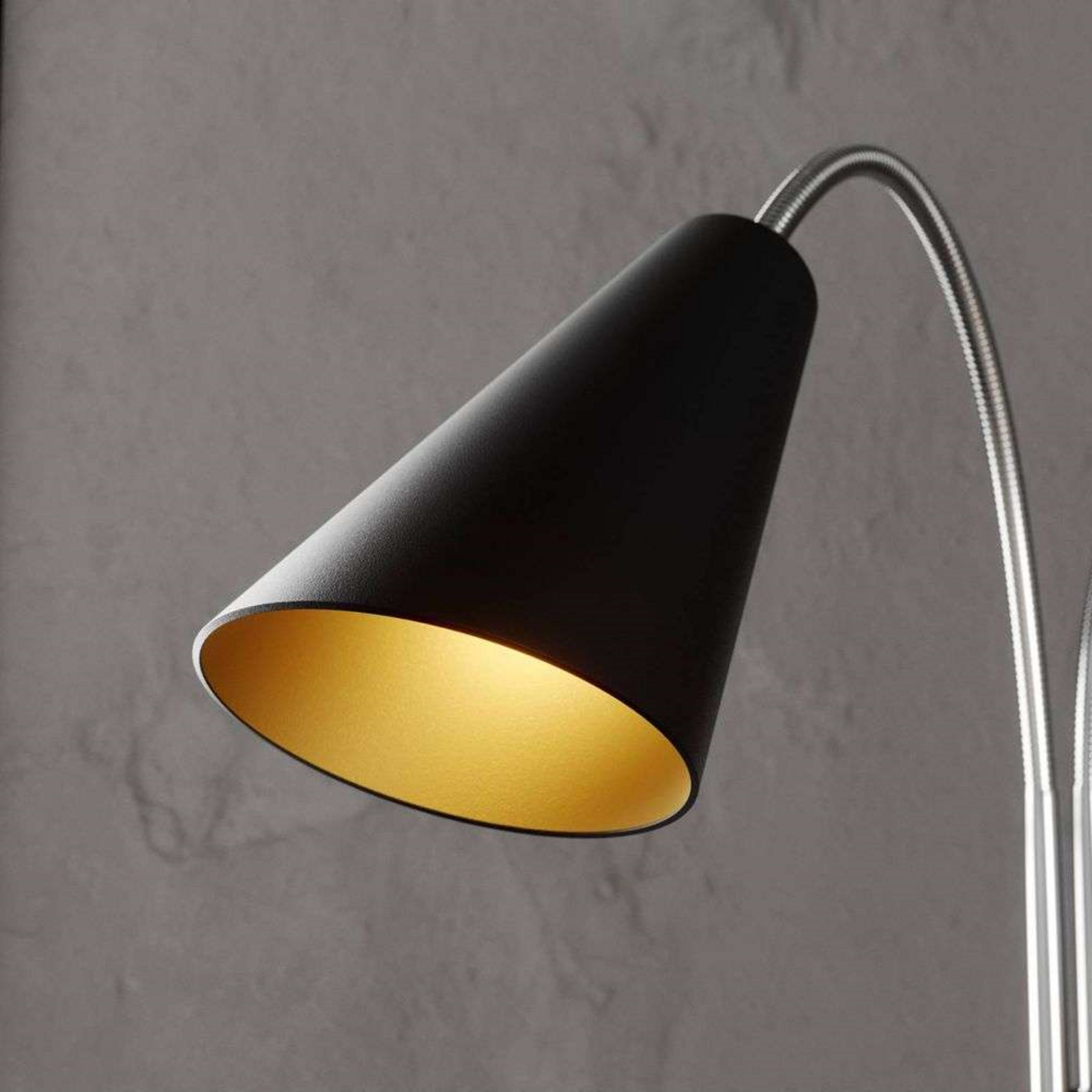 Medira Lampadar Black/Gold - Lucande