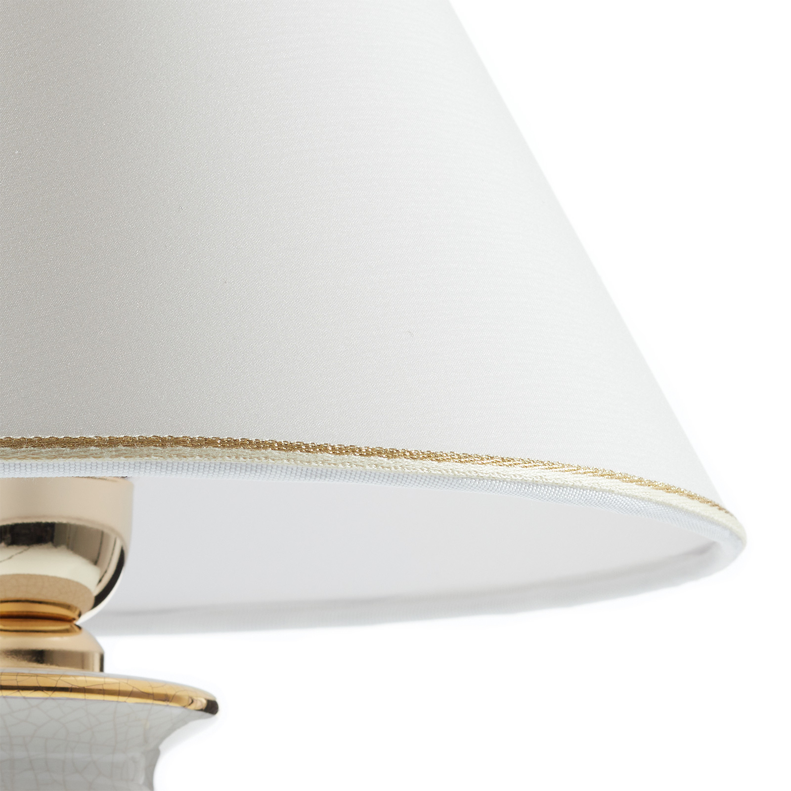 KOLARZ Giardino Craclee stolní lampa krémová 30 cm