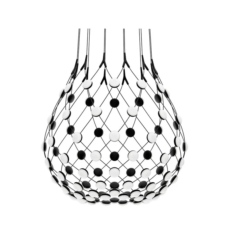 Luceplan - Mesh Pendelleuchte Ø80xH60 Phase 5m Black