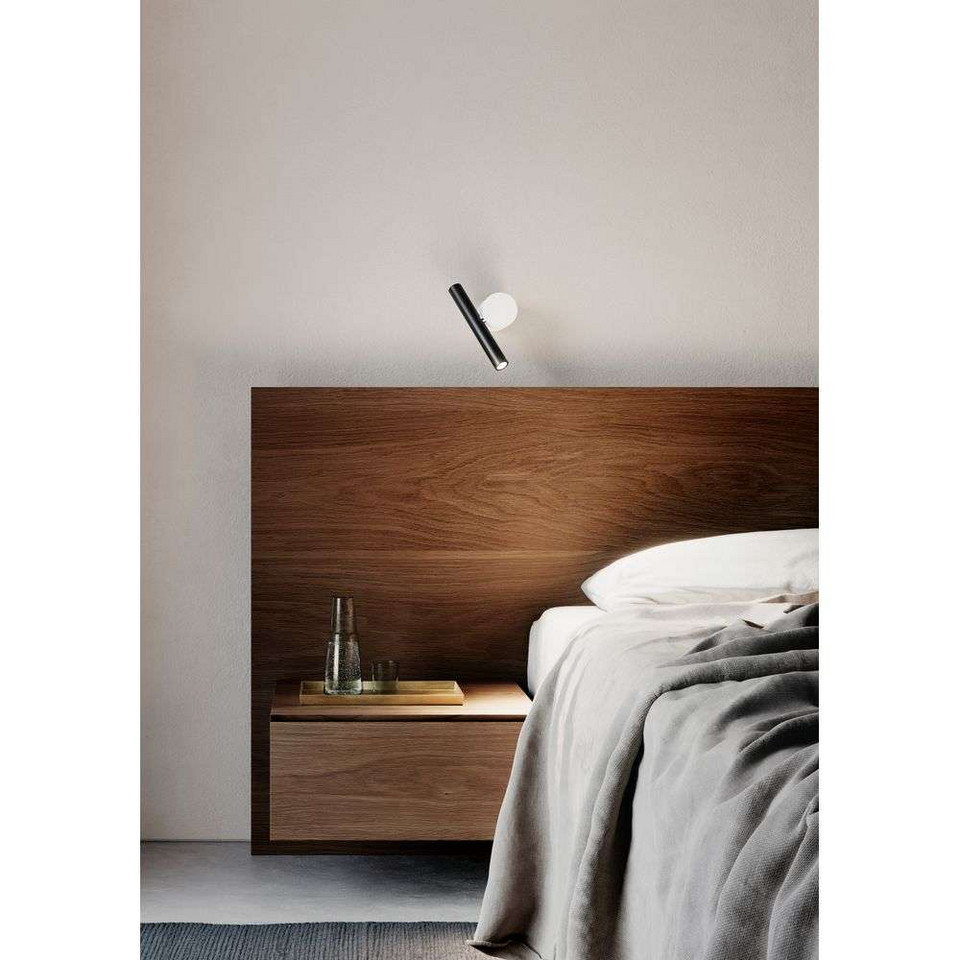 Luceplan Doi Vägglampa 2700K Black/Ribbed, vit från Luceplan