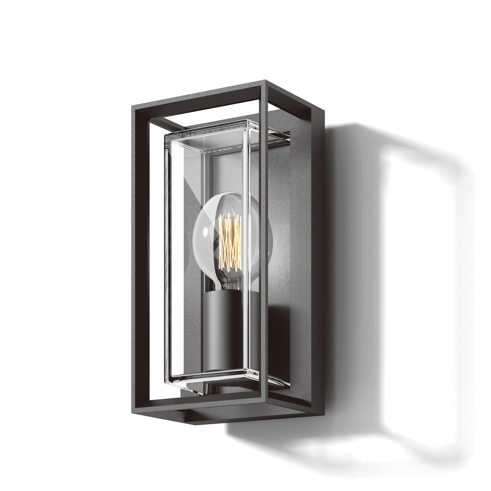 Loke Outdoor Wall Lamp Black - Loom Design