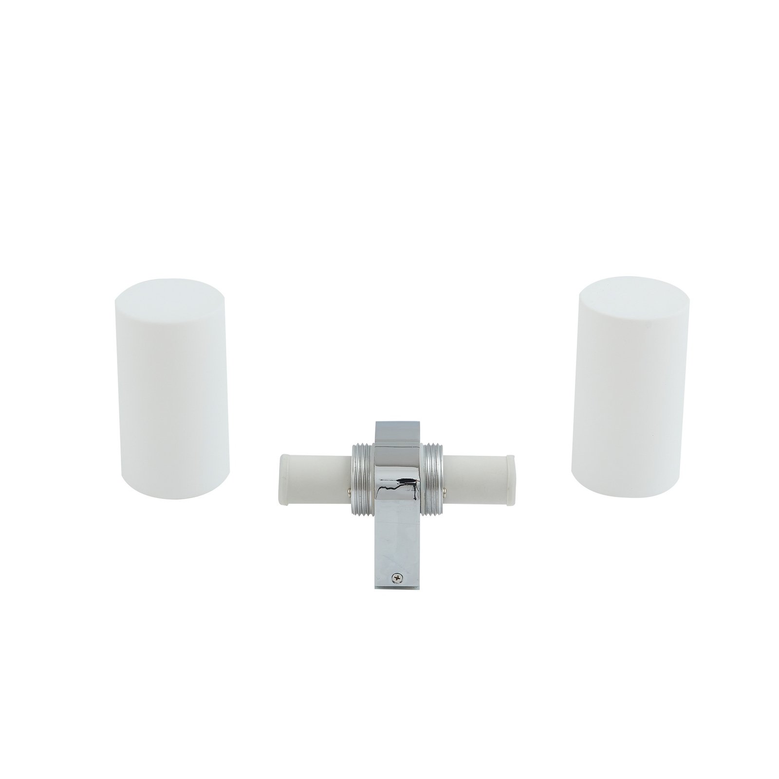 Basolo Wandleuchte H31,5 IP44 Chrom - Lucande