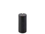 Pillar Candle LED 7,8 x 15,2 cm Rustic Forest Black - Uyuni Lighting