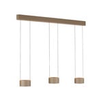 Clipse LED-Hängelampe bronze, Länge 110cm, CCT, 6-flg - PURE