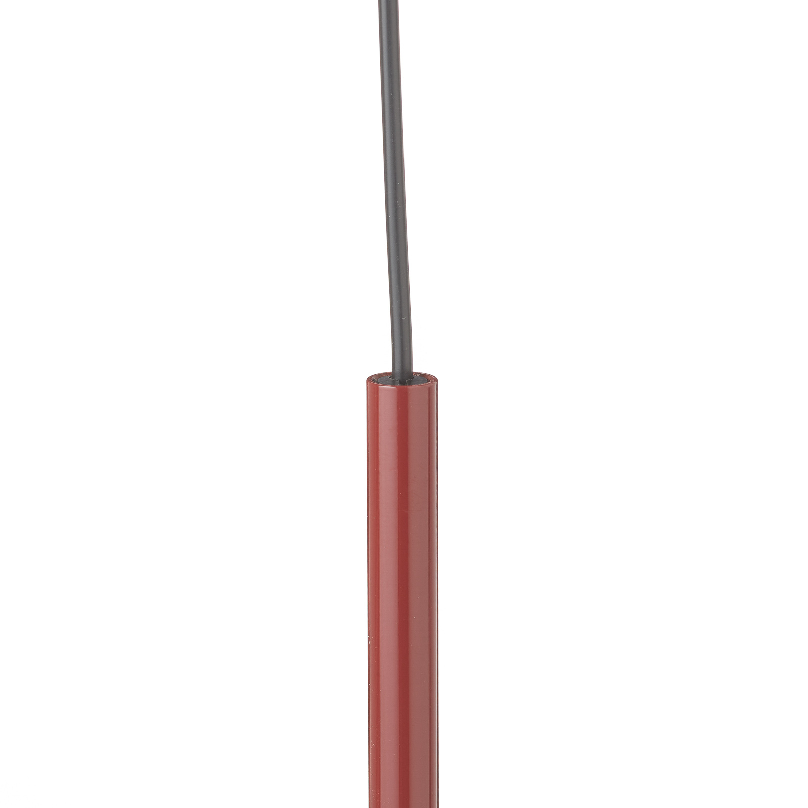 FLOS IC S1 dizajnerska viseča svetilka, rdeča Ø 20 cm