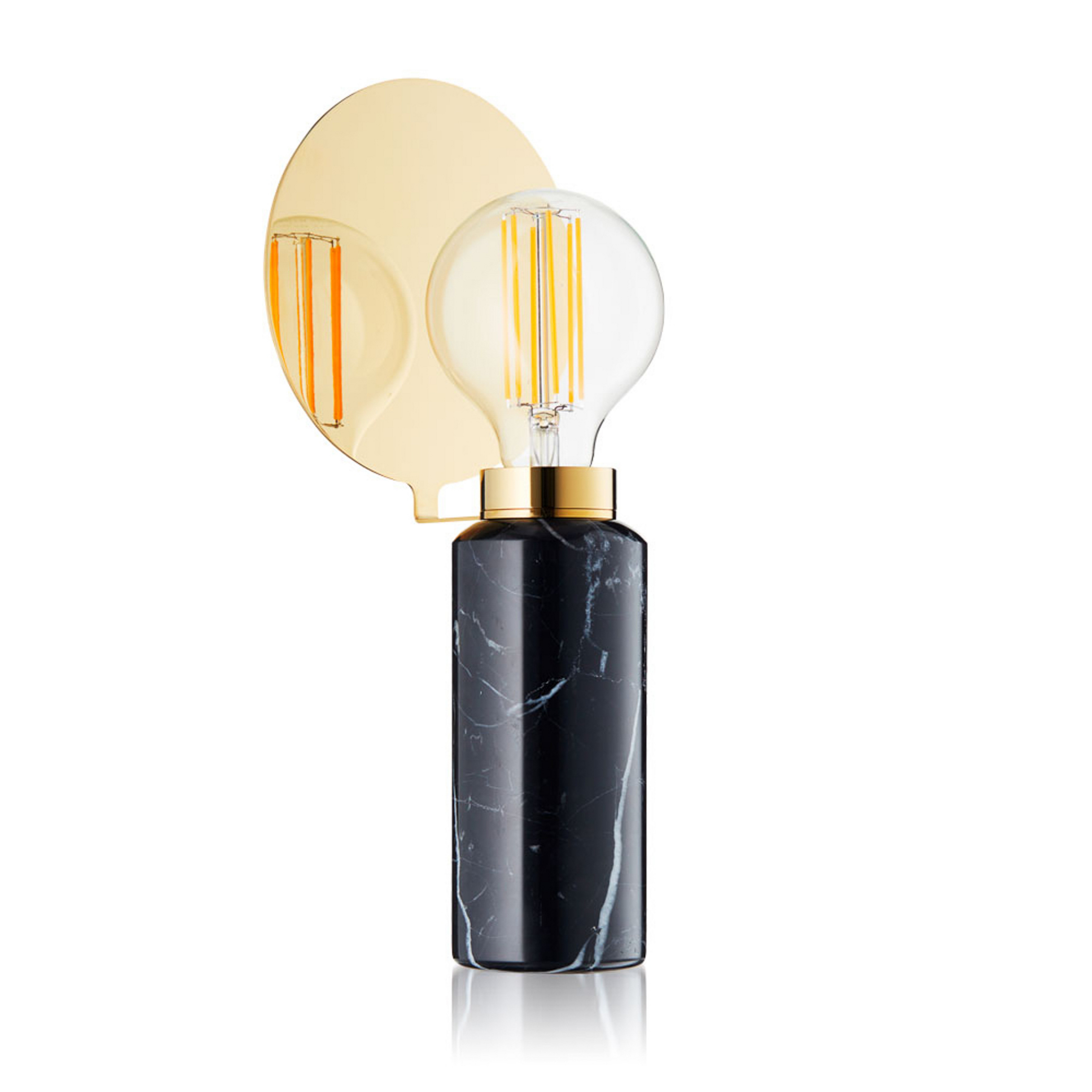 Lampe à poser Blindspot Black Marble - DESIGN BY US