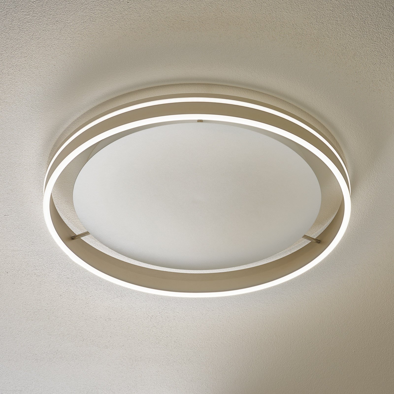 Paul Neuhaus Q-VITO LED ceiling lamp 59 cm steel