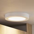 Prios Edwina LED-taklampe, hvit, 22,6 cm