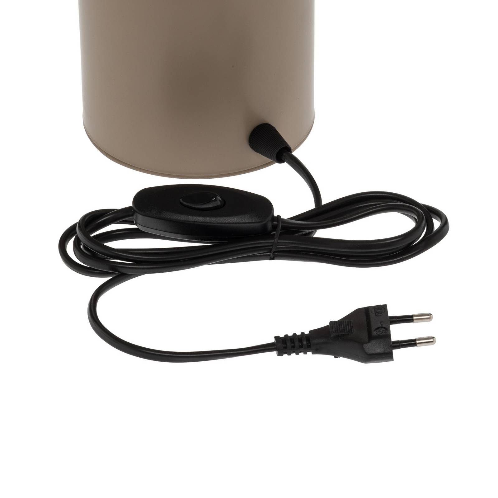 Lampa stołowa Boto LN1, beżowa, stal/szkło, wysokość 31 cm, G9