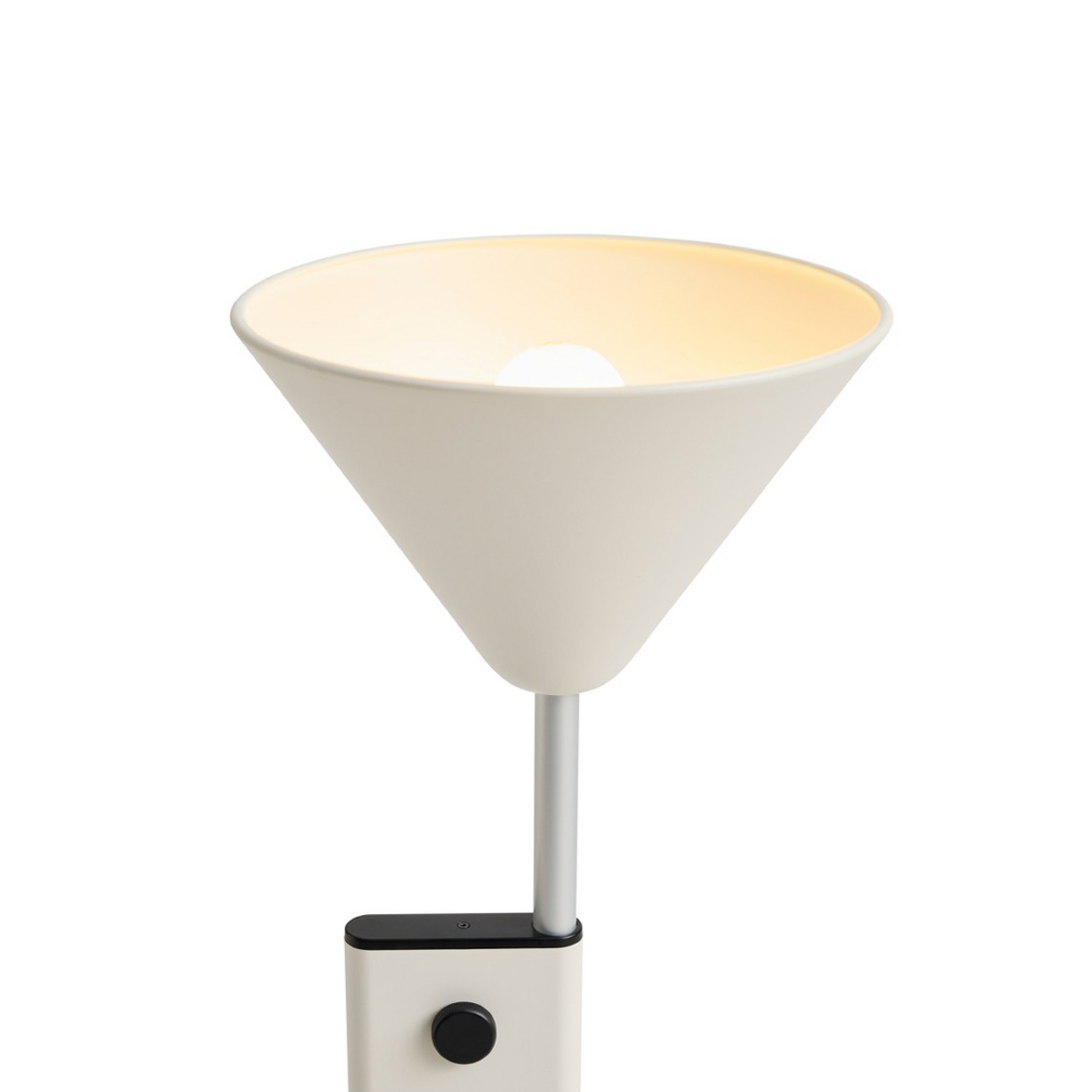 Lampe sur pied Twist, blanc, 200 cm, à intensité variable, hauteur réglable -