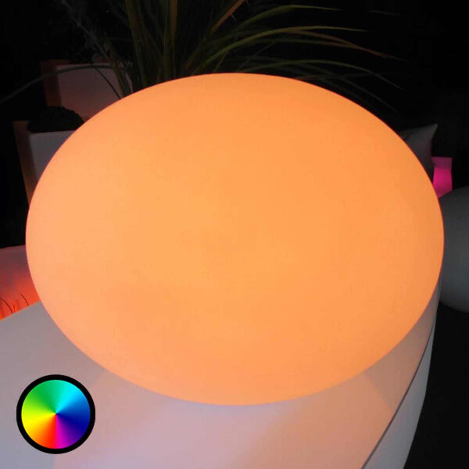 E-shop Ovládateľné dekoratívne svetlo LED Flatball XXS IP68