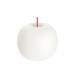 kdln lampada da tavolo Kushi, rame/bianco, Ø 33 cm, vetro