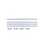 Paulmann Linion lyskanalsystem, krom, 82 W, aluminium