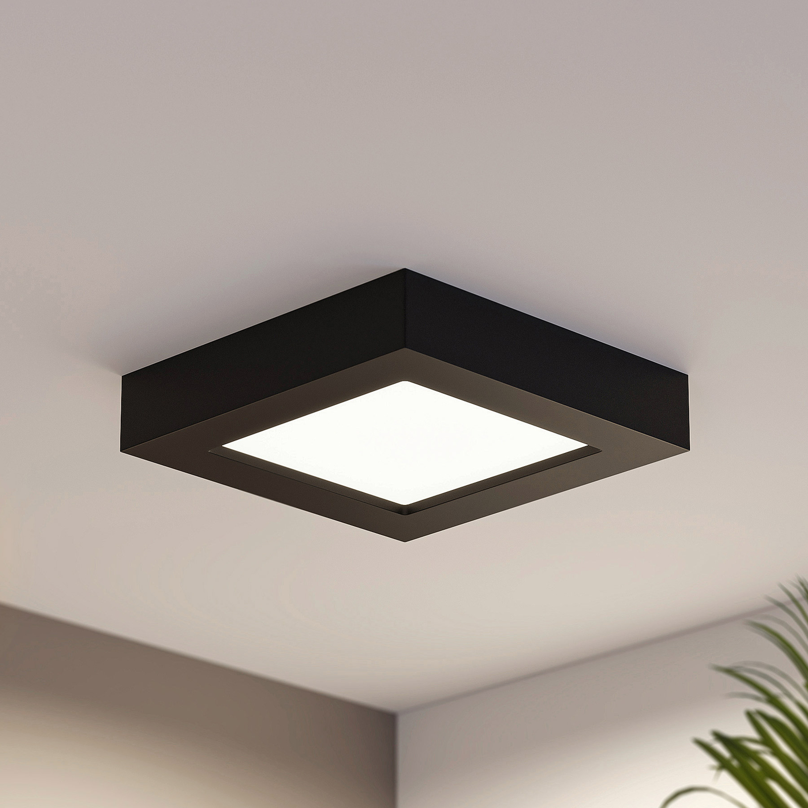 Prios Mazin LED-Deckenlampe, IP44, CCT, 12 W