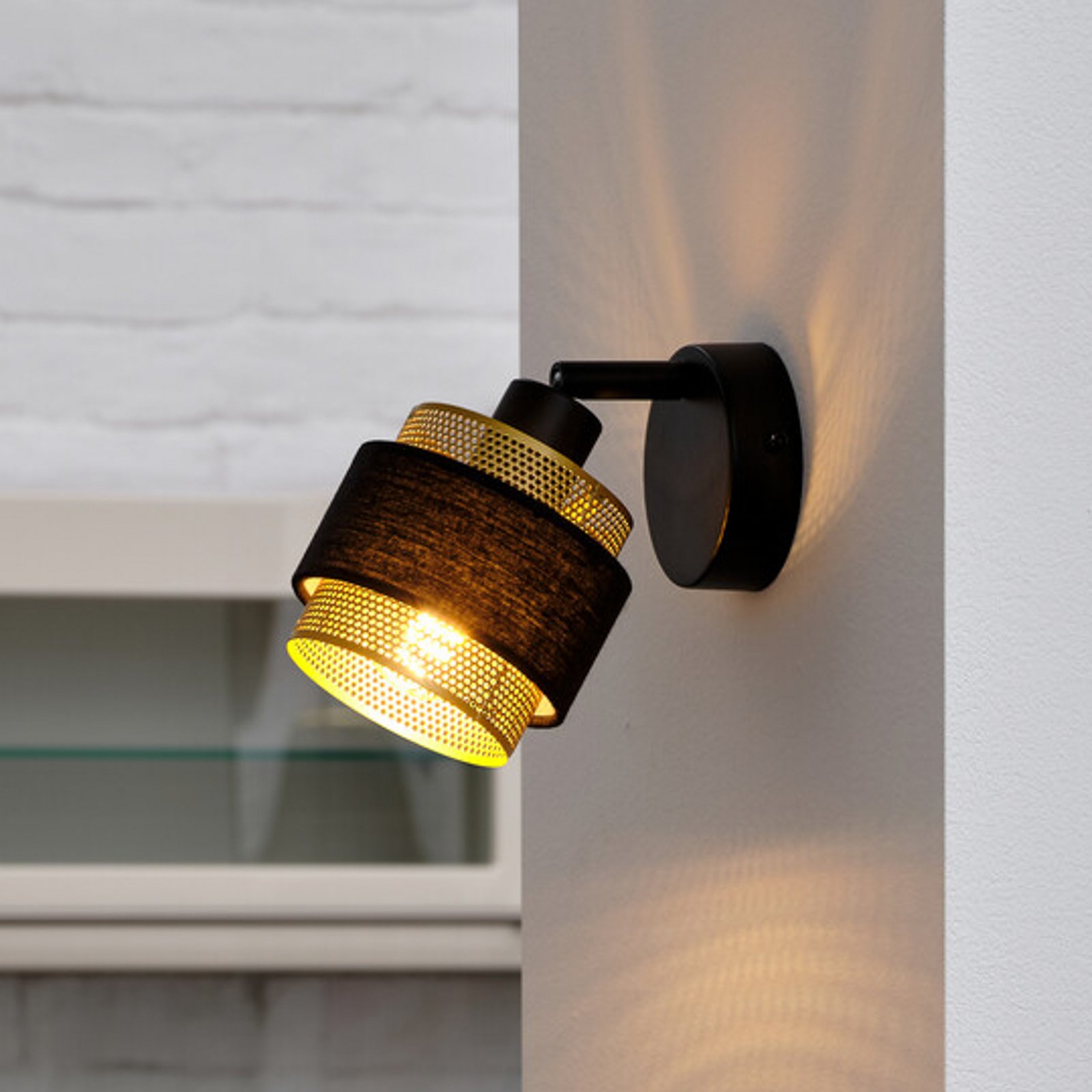 OSRAM plafondlamp Decor Spot Hornet, 1-lamp, zwart/goud