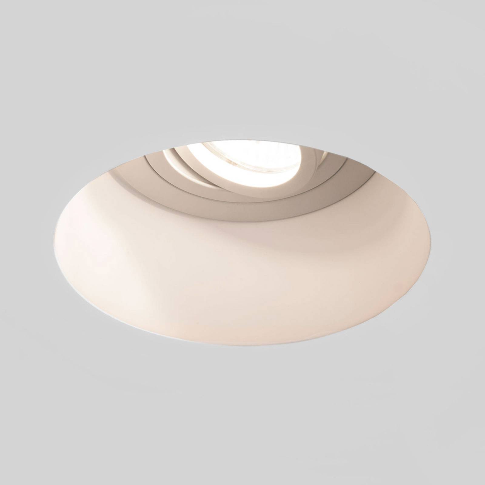 Astro Blanco Round Adjustable plaster downlight, for Living / Dining Room, plaster, GU10, 6 W, H: 14 cm