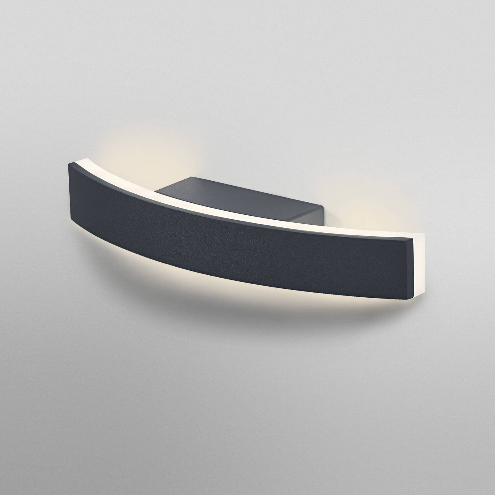 OSRAM LED-Außenwandlampe ENDURA STYLE BOW, dunkelgrau, 27 cm günstig online kaufen