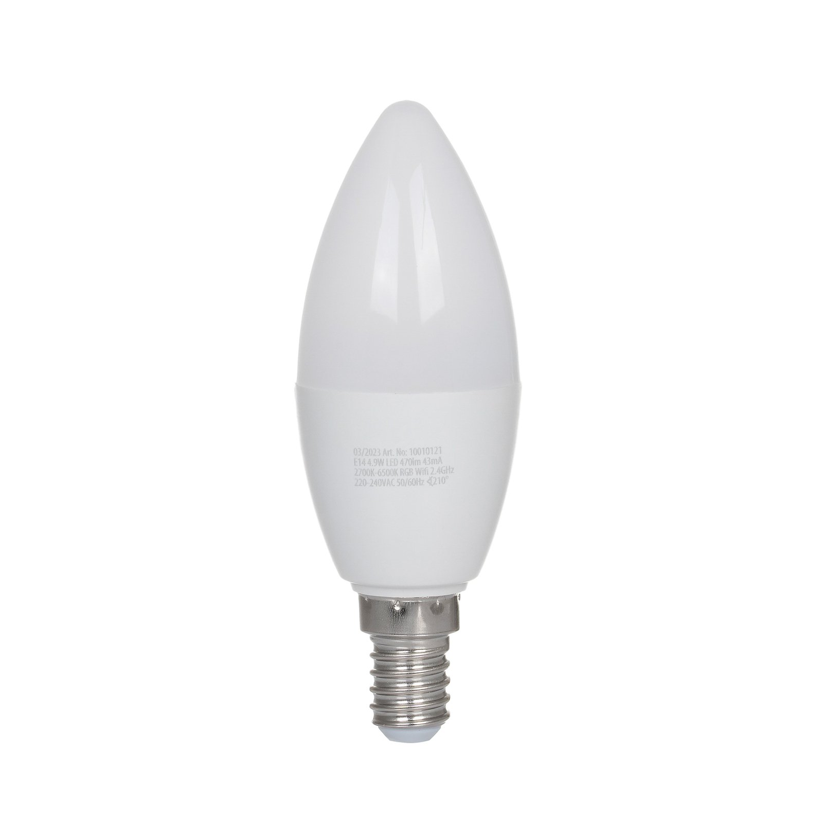 LUUMR Smart candle LED bulb E14 4.9W RGBW CCT Tuya matt 3er